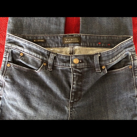 ✨ Talbots Straight-Leg “Flawless” Jeans – Size 4 – 5-Pocket Design ✨ - Picture 6 of 8